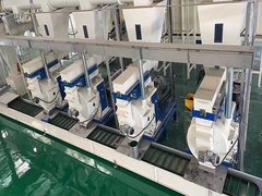 อุปกรณ์การผลิตเส้นการผลิตผงไม้ 15t/h แบบอัตโนมัติเต็ม