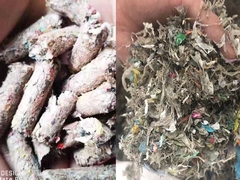 2000 ชั่วโมง ถังขยะ MSW RDF WASTE เครื่องผลิตเมลเล็ต 7.5kw